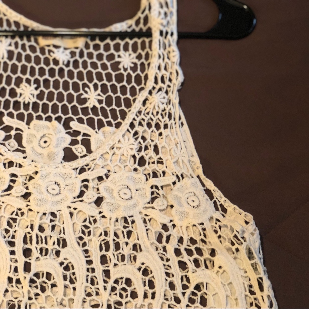 Crotchet crop top xs/s